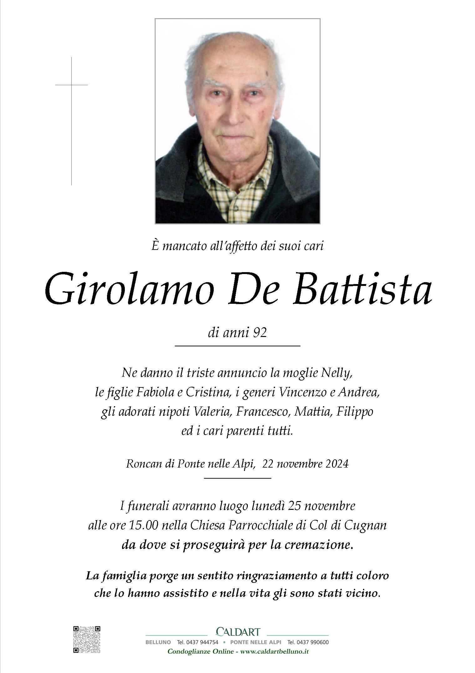 De Battista Girolamo