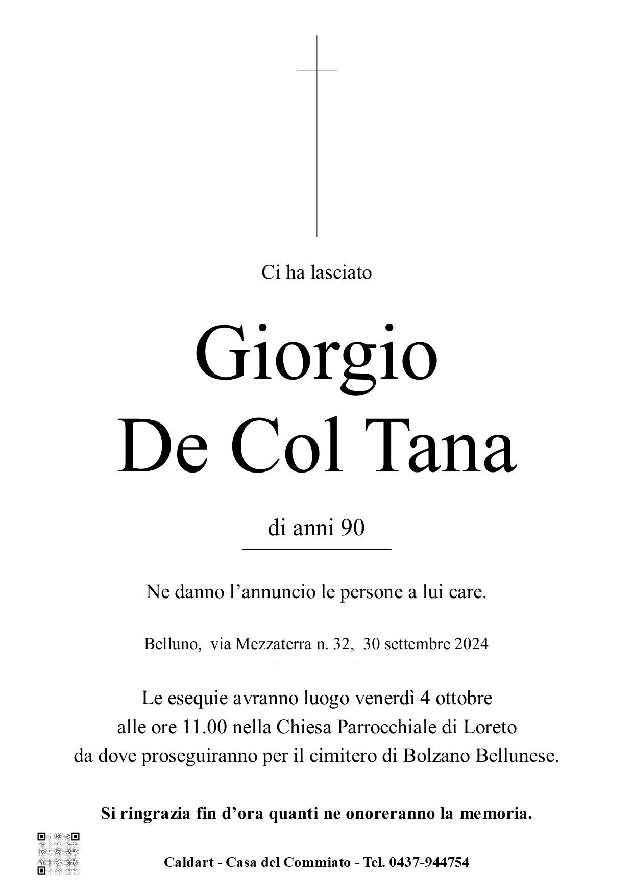 De Col Tana Giorgio