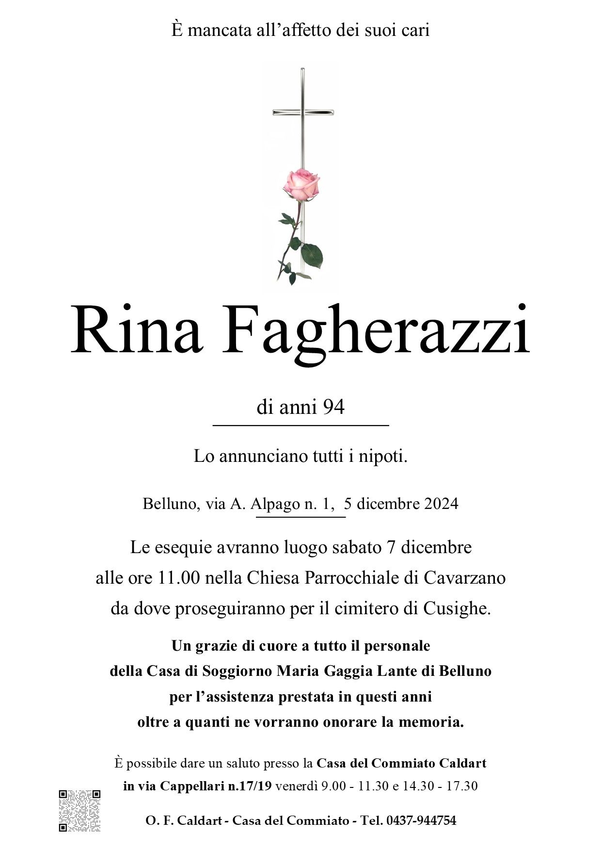 Fagherazzi Rina