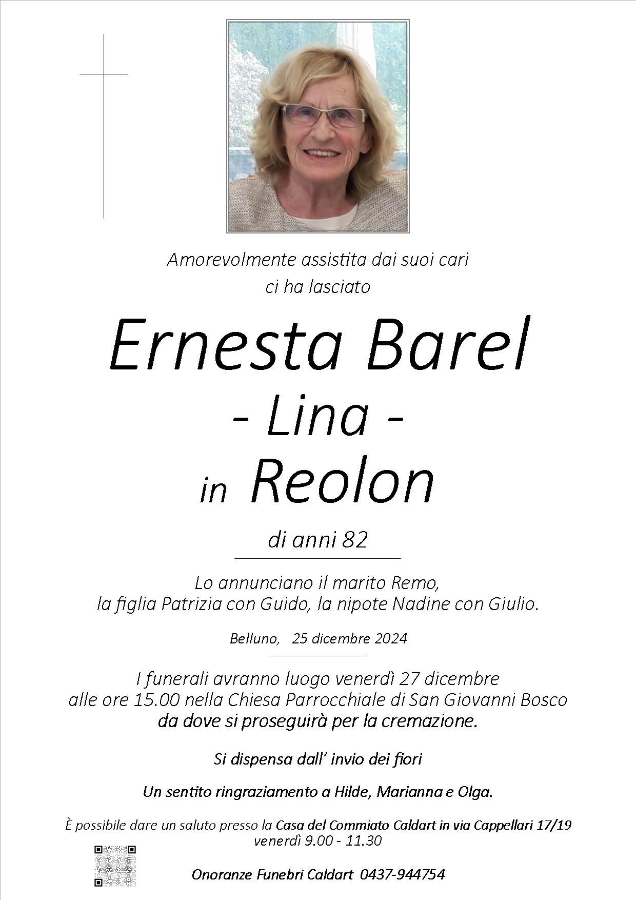 BAREL ERNESTA