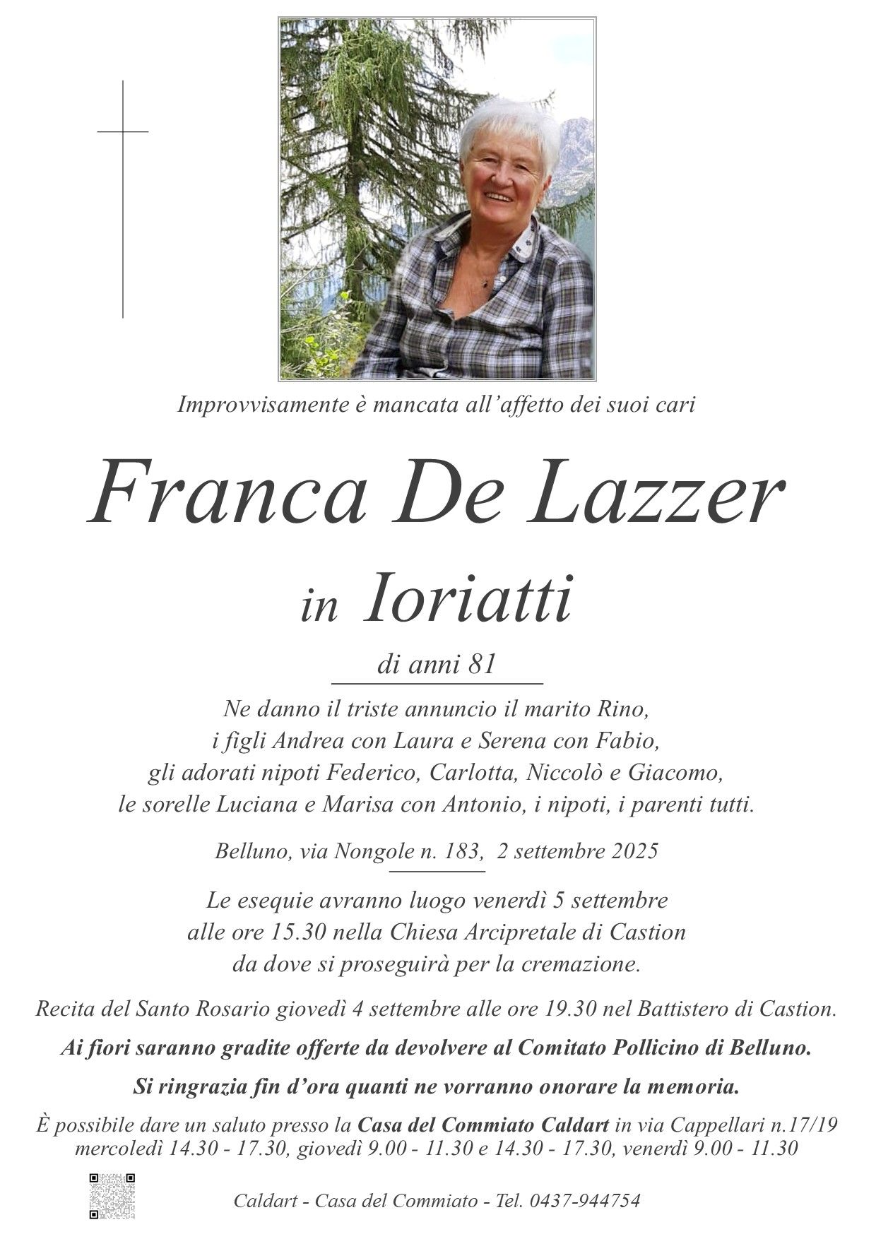 De Lazzer Franca