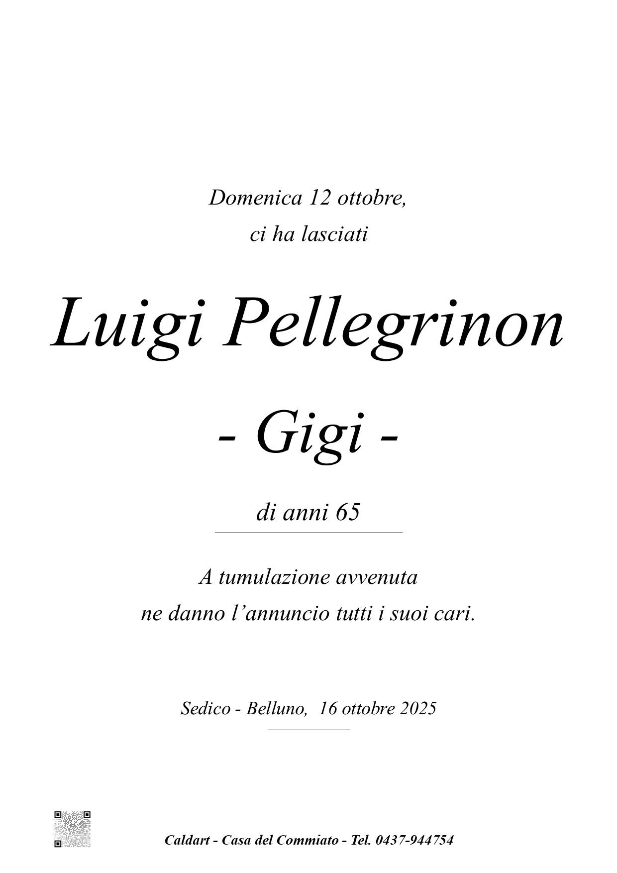 Pellegrinon Luigi