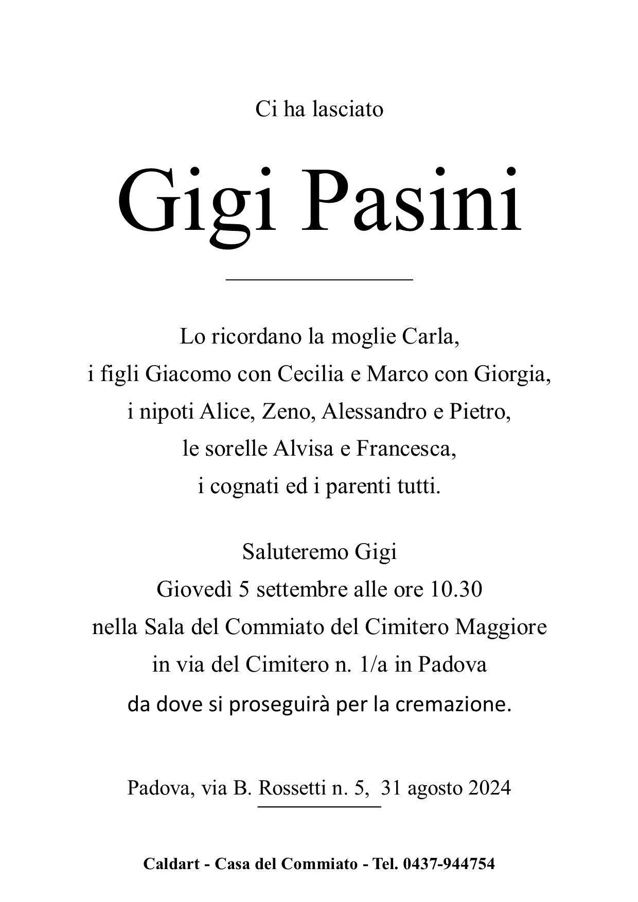 Pasini Luigi