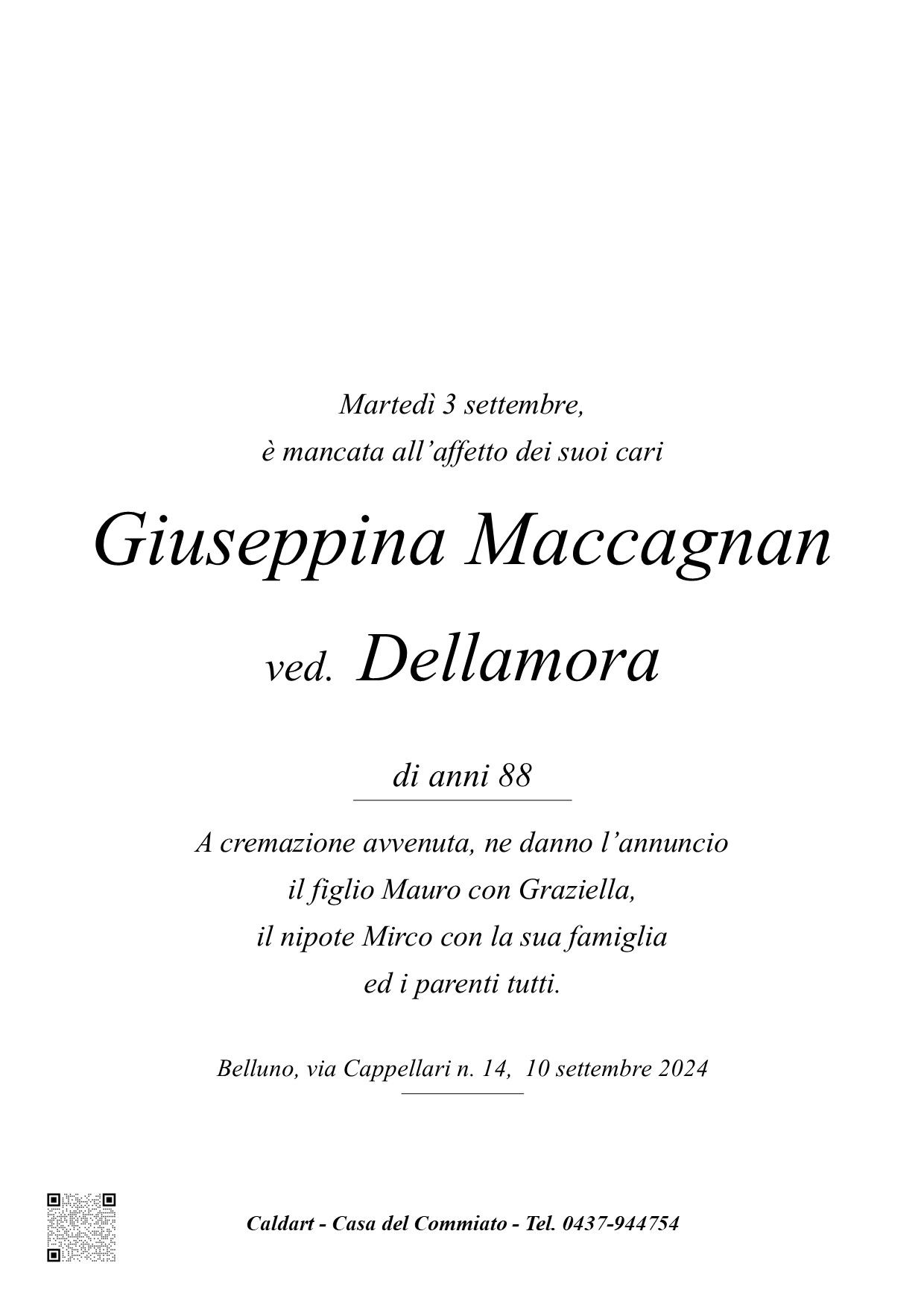 Maccagnan Giuseppina